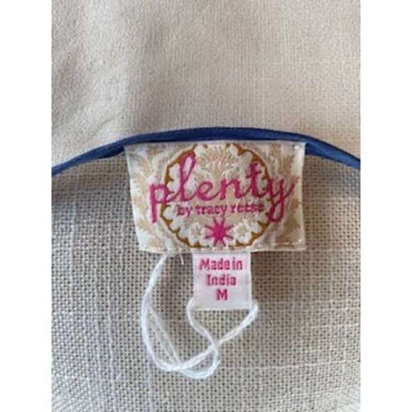 PLENTY BY TRACY REESE HOUSTONIAN PEASANT SILK BLOUSE SIZE M - Picture 7 of 7